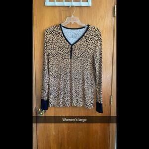 Little Sleepies Classic Leopard Women's Large